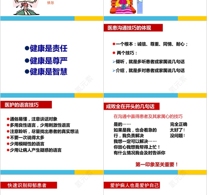 医学人文关怀与医患沟通技巧ppt模板第8张