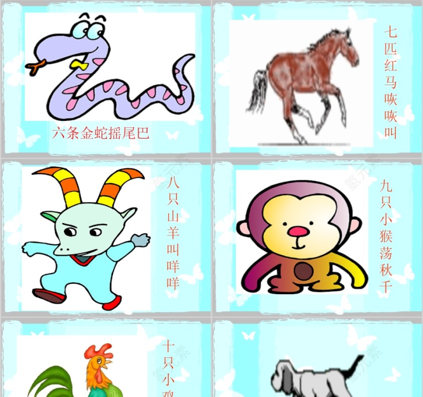 中国传统文化十二生肖12属相介绍主题班会模板第3张