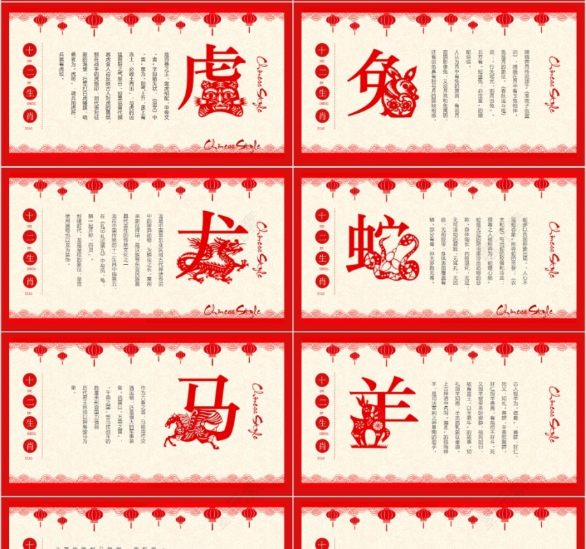  中国传统文化十二生肖12属相介绍主题班会模板第4张