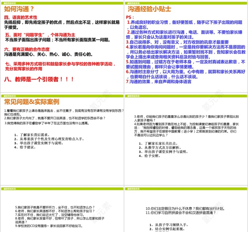 如何有效和家长进行沟通PPT第3张