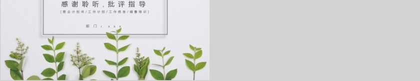 小清新总结计划PPT第5张