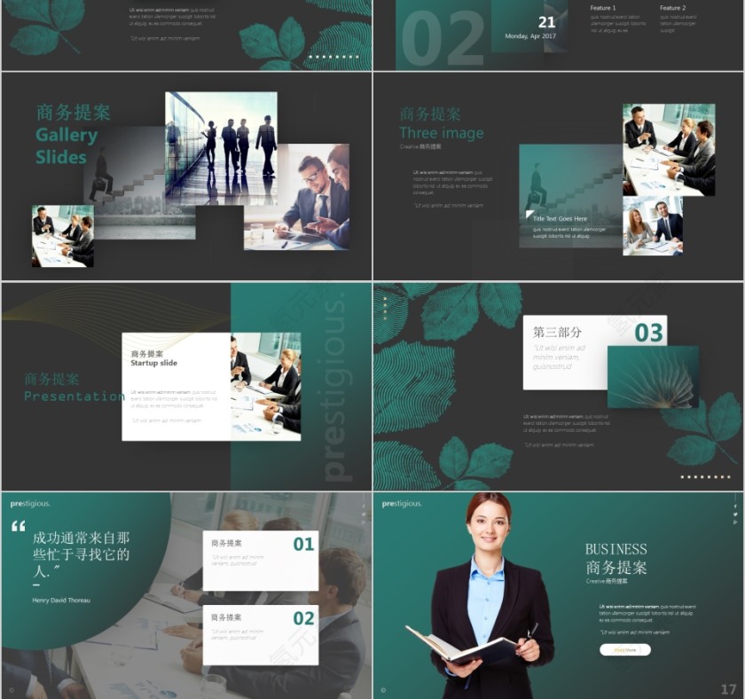 实用经典商务提案计划书PPT模板第3张