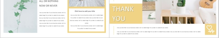 小清新风格简约通用模板第5张