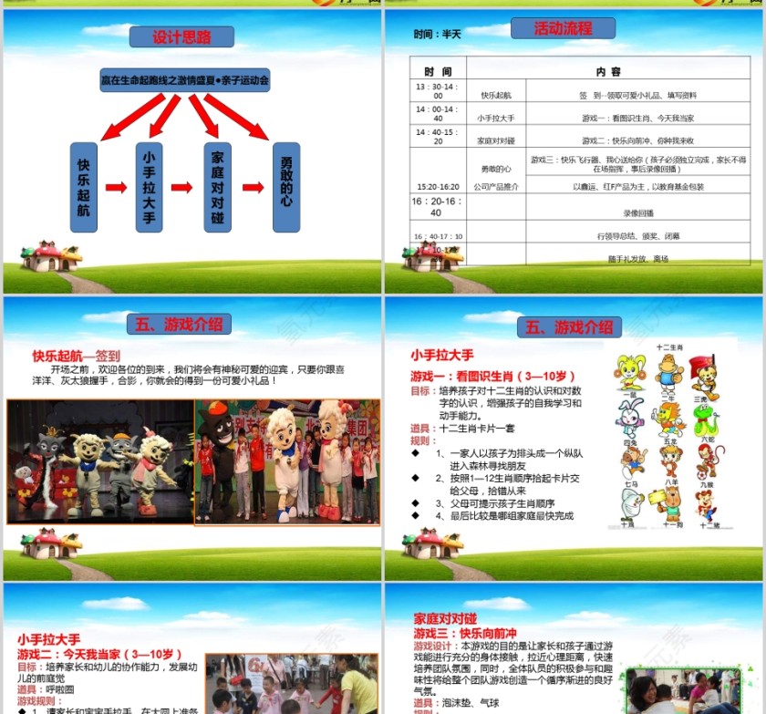 大型亲子活动比赛策划方案PPT第3张