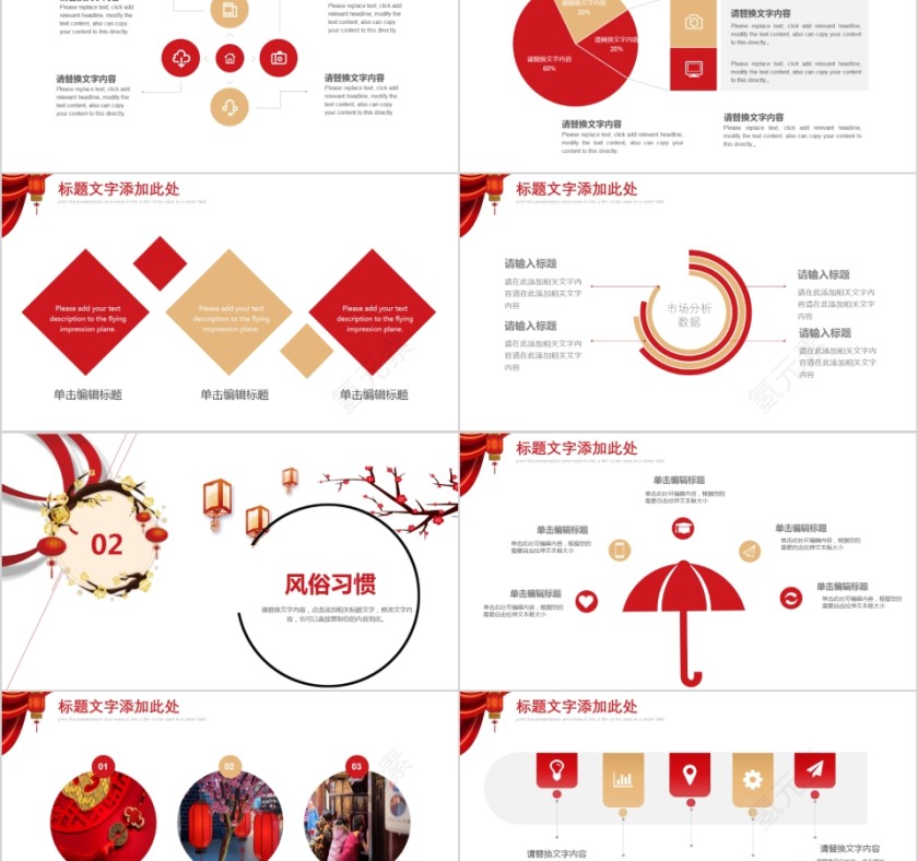 春节习俗传统文化小年PPT 第2张