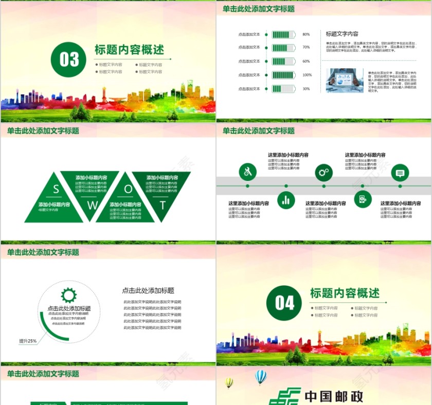 中国邮政PPT第4张