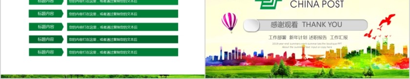 中国邮政PPT第5张