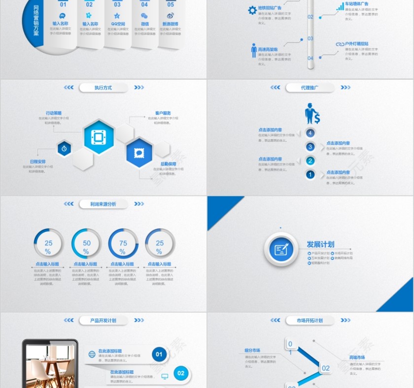 2019简约大气商务策划ppt模板商业创业计划书项目ppt模版融资路演第5张