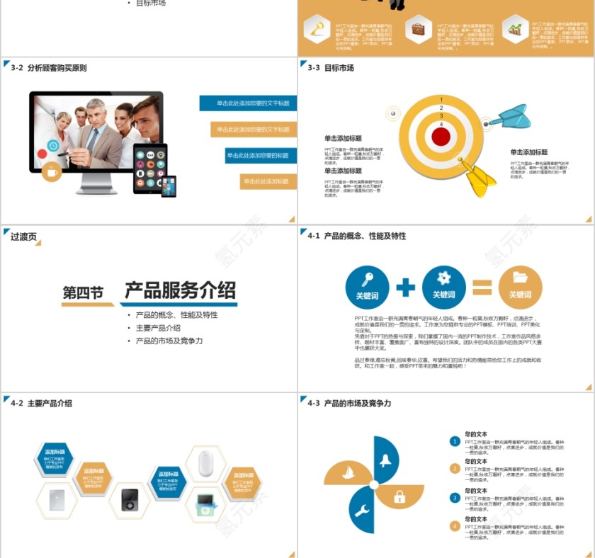 20xx年简约商业计划书模版第3张