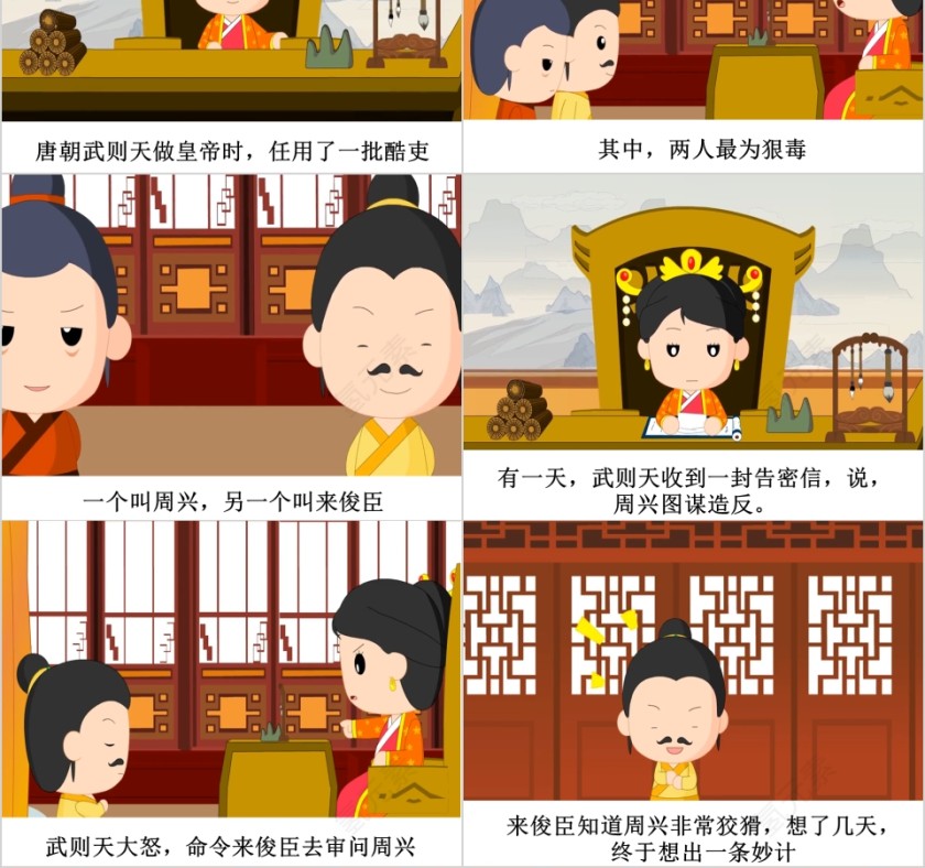 请君入瓮成语故事ppt第2张