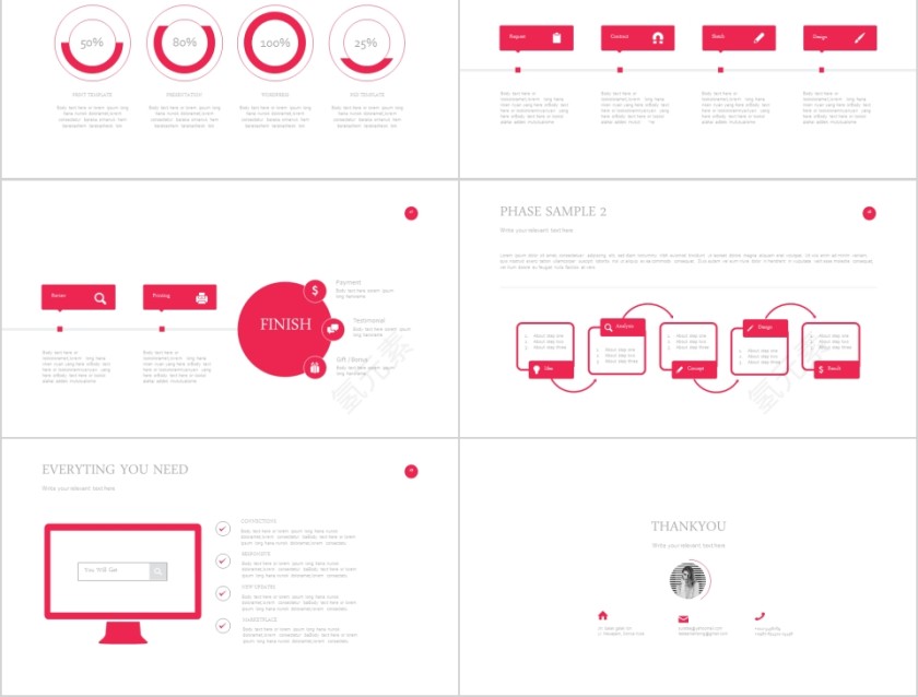 北欧风精美简约商务计划书PPT第8张