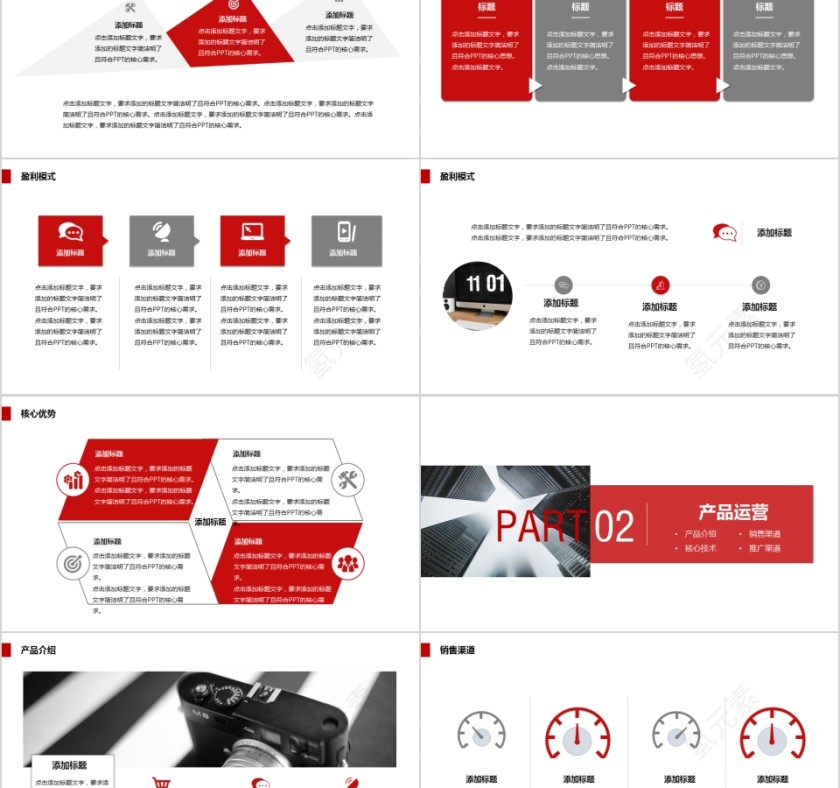 2019年终汇报PPT企业工作新年计划总结猪年大气模板第2张