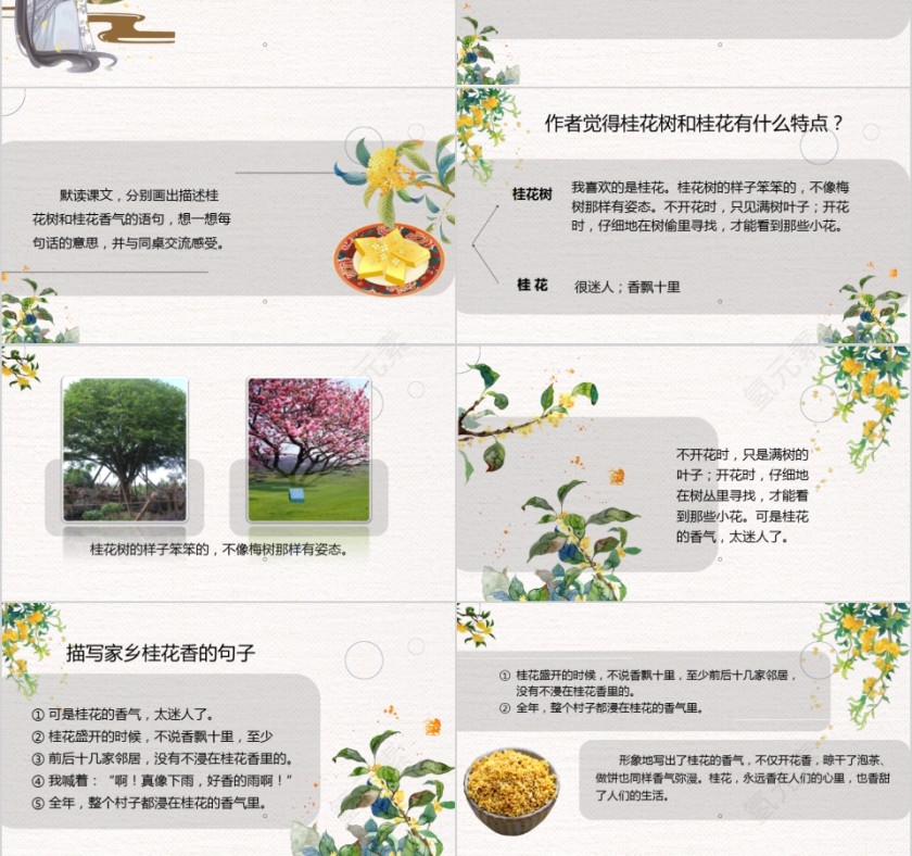 小学语文课件PPT模板 读书分享教师说课老师讲课古诗寓言公开课第3张