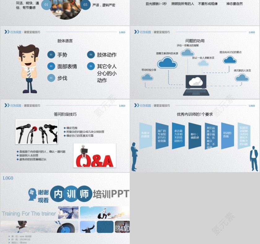 简约清新内训师培训PPT课件  第6张