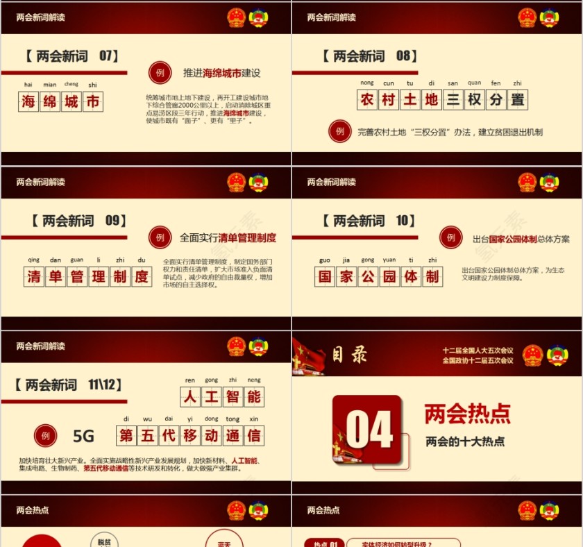 学习贯彻两会精神党课PPT第4张