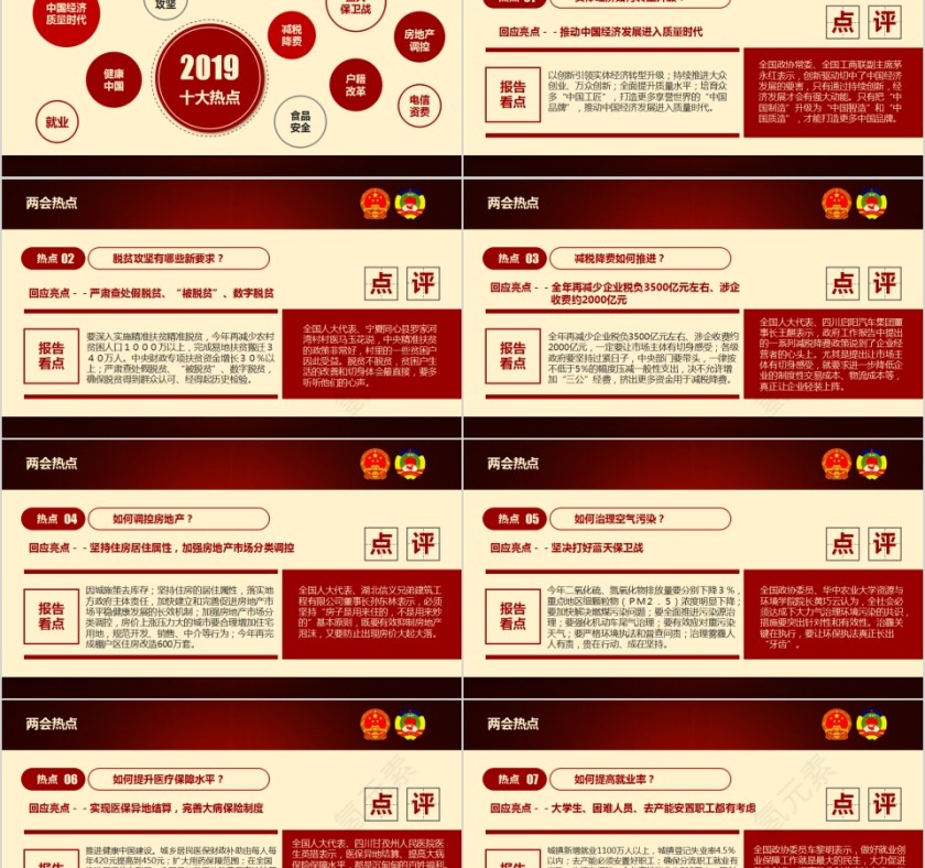 学习贯彻两会精神党课PPT第5张