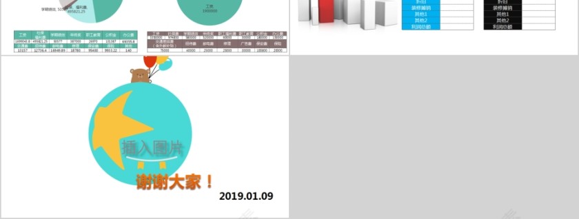 财务预算PPT模板第3张