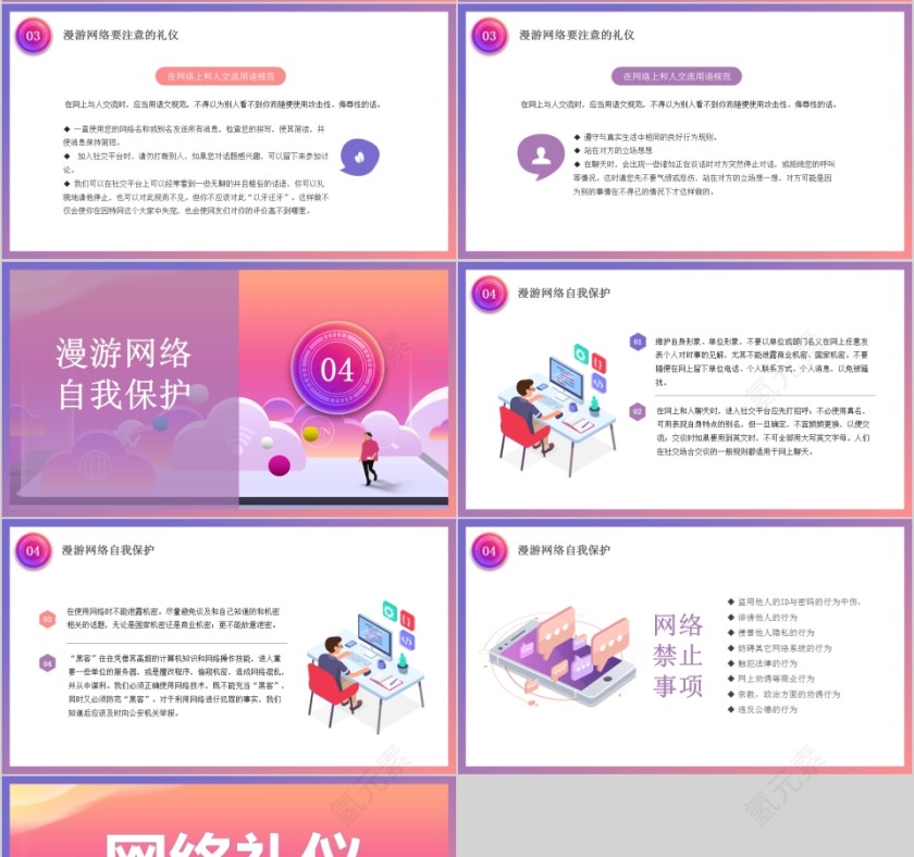 商务礼仪系列网络礼仪ppt第4张