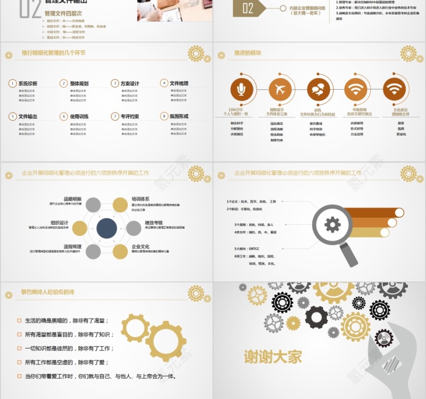 精细化管理培训PPT模板第6张