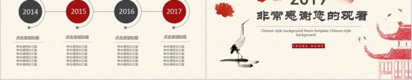 2019中国风岗位竞聘模板第5张