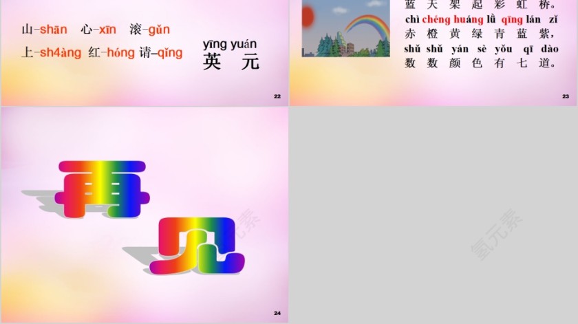 小学生汉语文拼音PPT课件 第6张