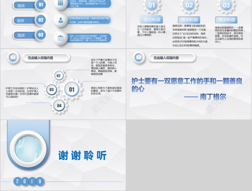 简约护理不良事件隐患缺陷及防范措施PPT模板第5张