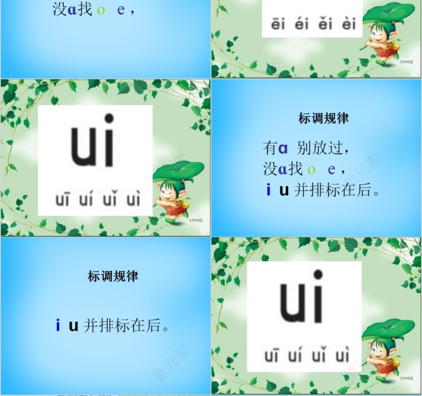 小学生汉语文拼音PPT课件 第4张