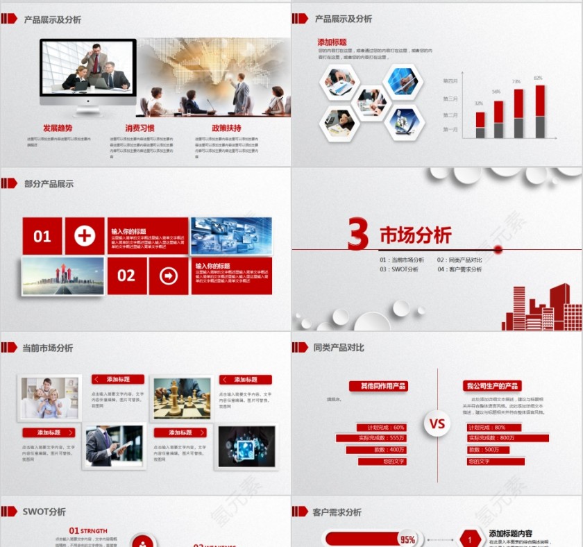 公司介绍产品宣传PPT模板第4张
