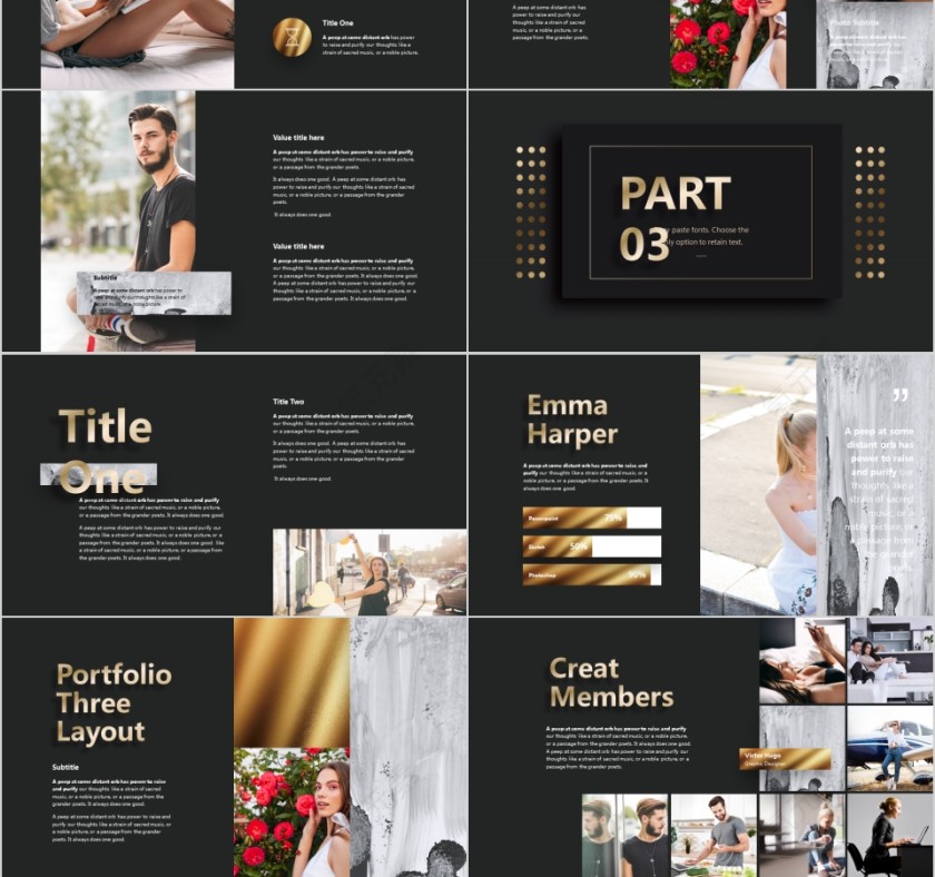 写实风格商务提案计划书PPT模板第3张