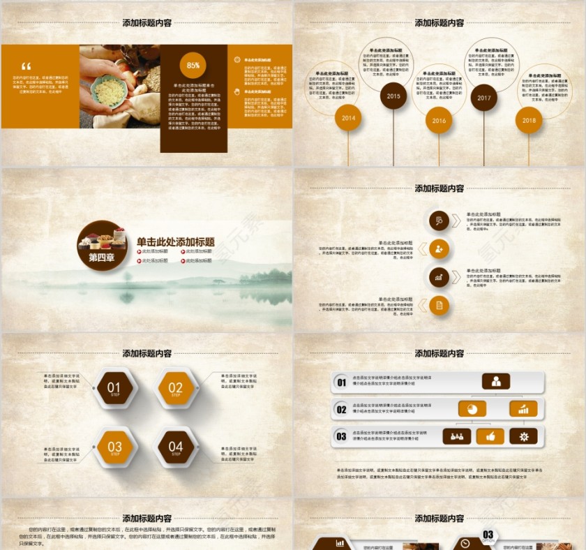 中医药材PPT模板第4张