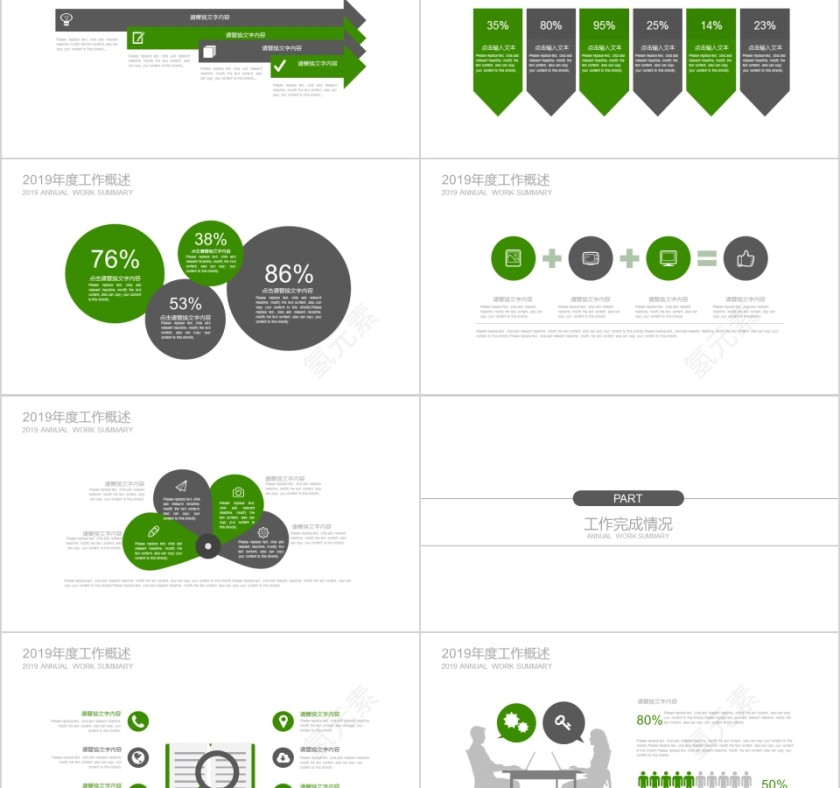烟草PPT模板烟草局工作汇报计划总结会议动态简约创意绿色行业模板第2张