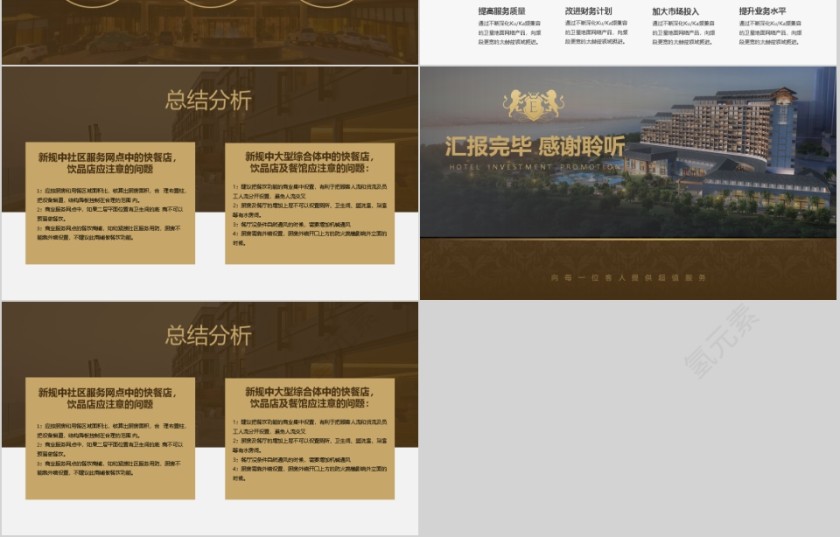 酒店宣传策划ppt通用模板第6张