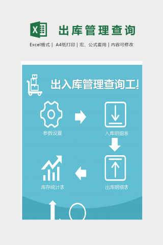 创意出入库管理查询工具模版