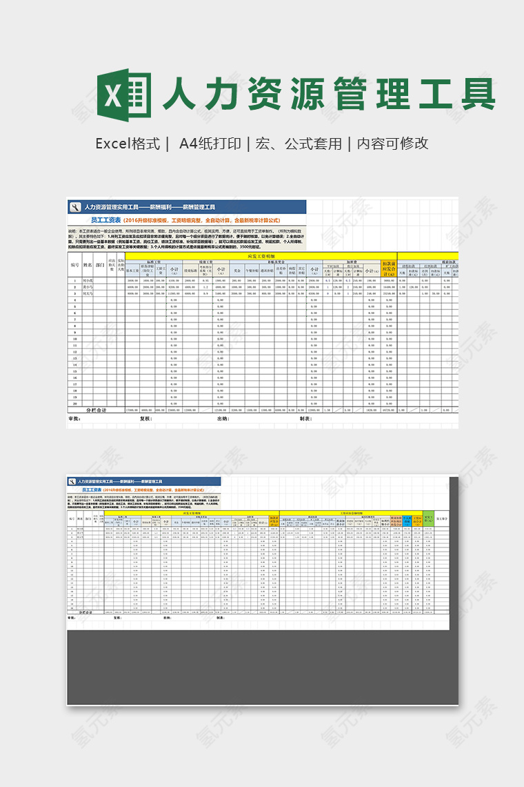 人力资源管理工具薪酬管理工具