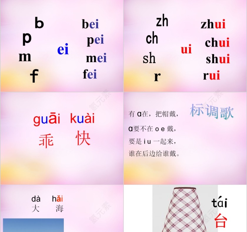 小学生汉语文拼音PPT课件 第7张