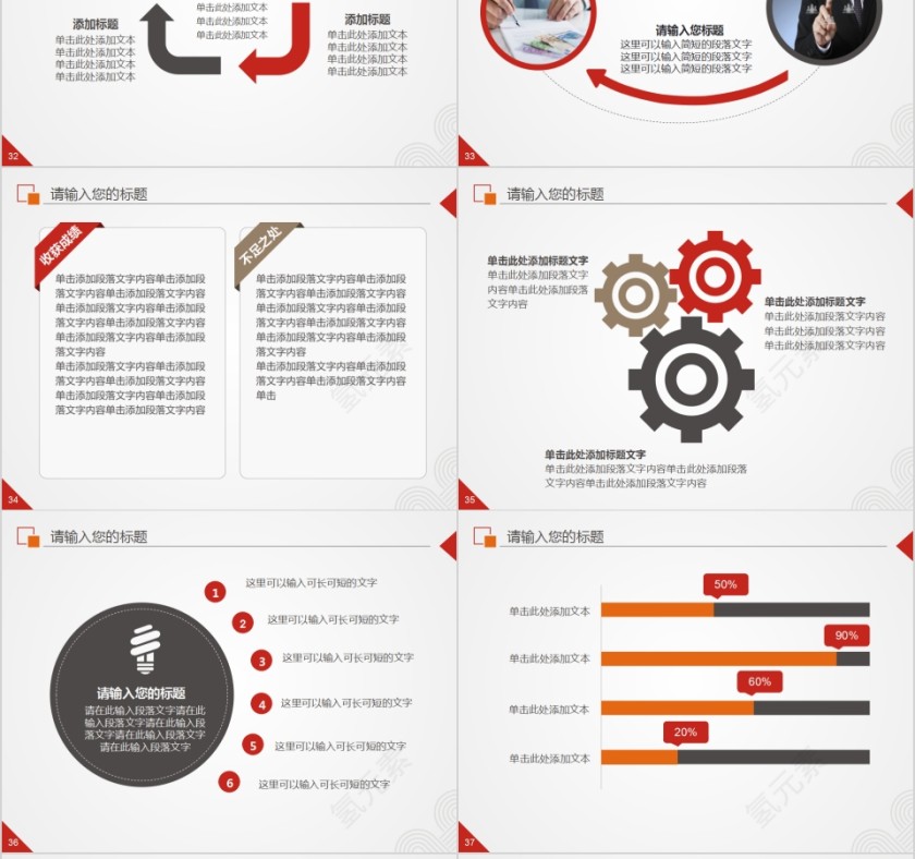 中国联合网络通信企业策划商务展示通用PPT设计第8张