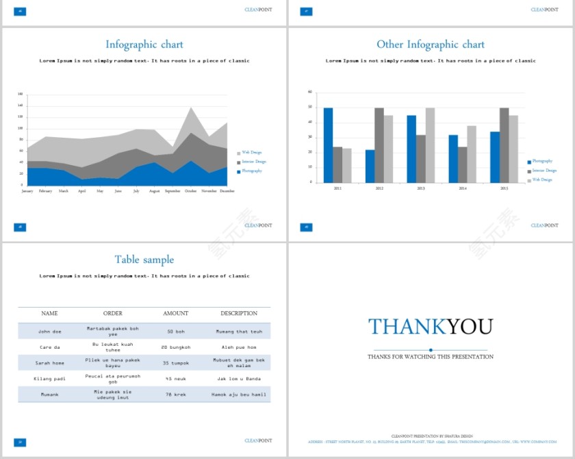  欧美经典商务时尚工作总结PPT模板 第11张