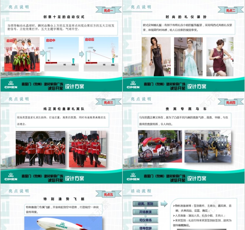 喜盈门(泉州)建材家居广场开业庆典方案PPT第3张