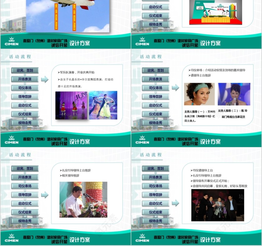 喜盈门(泉州)建材家居广场开业庆典方案PPT第4张