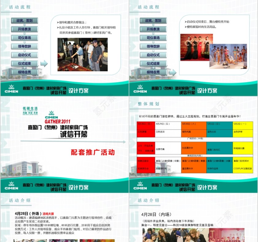 喜盈门(泉州)建材家居广场开业庆典方案PPT第5张