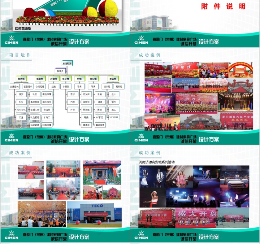 喜盈门(泉州)建材家居广场开业庆典方案PPT第10张