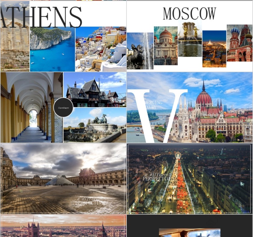 简约户外假日旅游摄影电子相册第4张