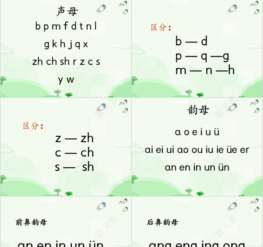 幼小衔接拼音20-家长会幼小衔接教学课件PPT模板第9张