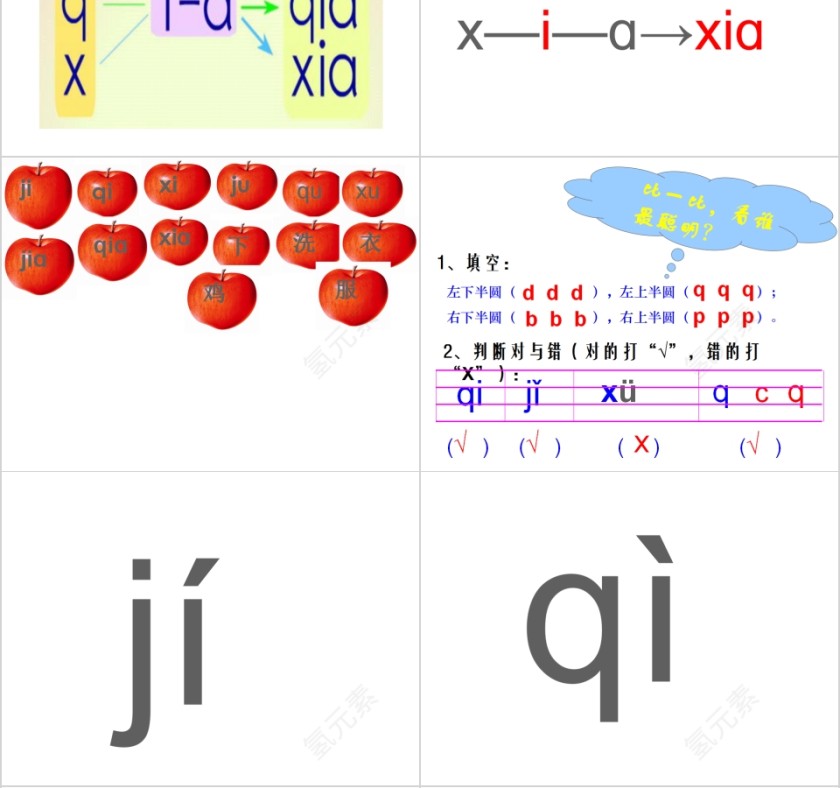 小学生汉语文拼音PPT课件 第4张