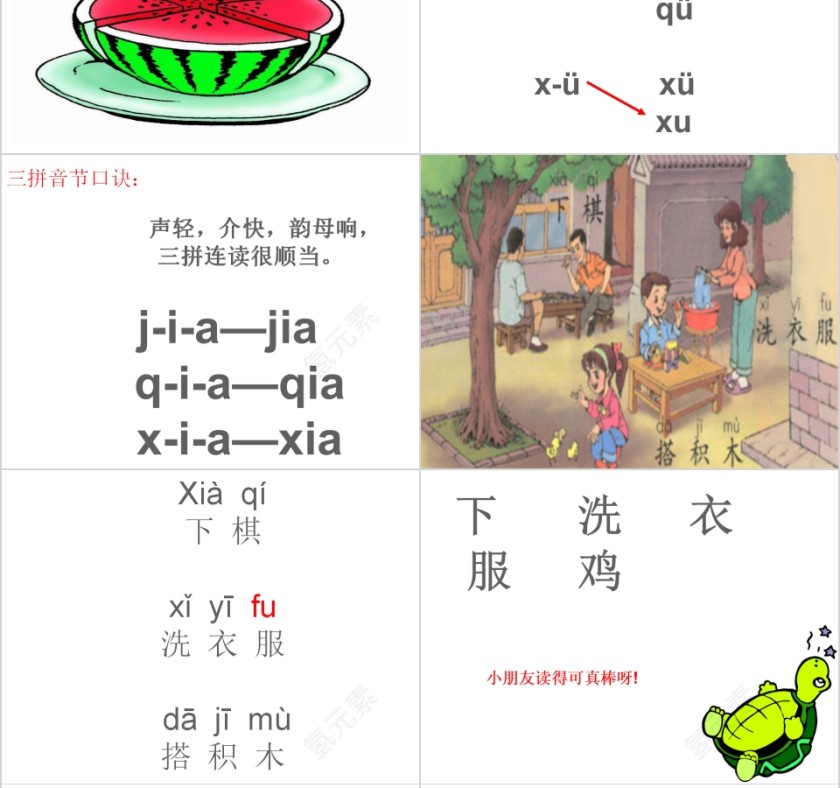 小学生汉语文拼音PPT课件 第8张