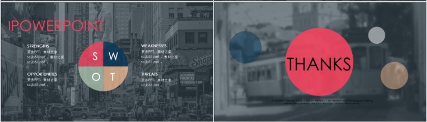 商务欧美ppt模板简约2019高端大气 商业工作汇报时尚极简风素材第4张