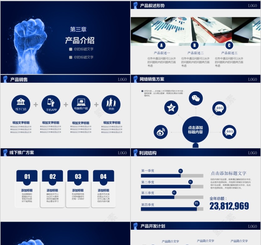 创新互联网携手共赢未来 团队创业计划书PPT第4张