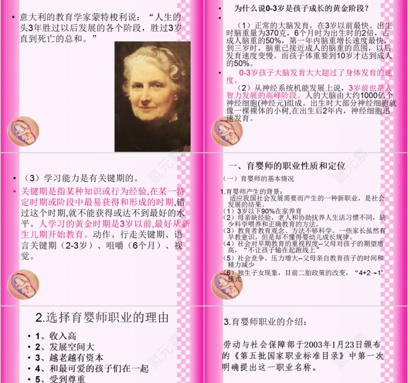 育婴师培训课程 PPT第3张