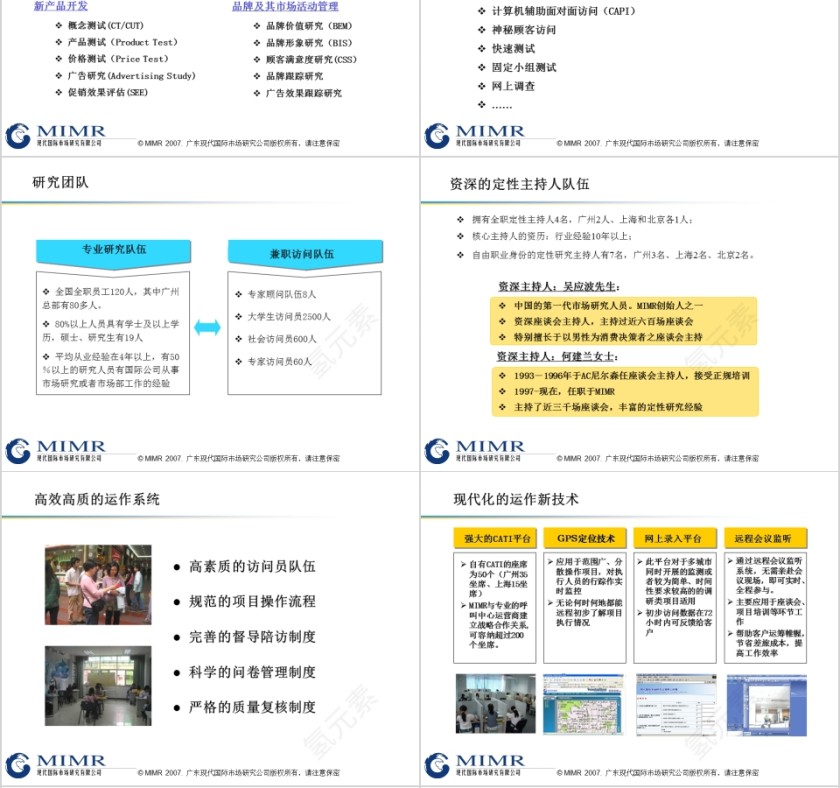 简约小清新风格公司简介PPT模板第4张