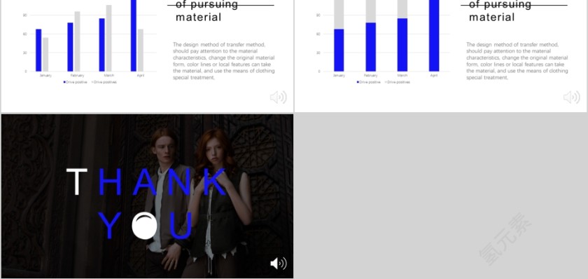商务欧美ppt模板简约2019高端大气 商业工作汇报时尚极简风素材第5张